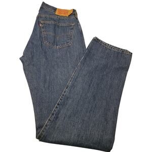 LEVI'S Men's 501 original Fit Blue Jeans W33 L36 NWT